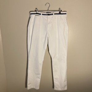 Express Men's Slim Stretch+ White Chino Pants